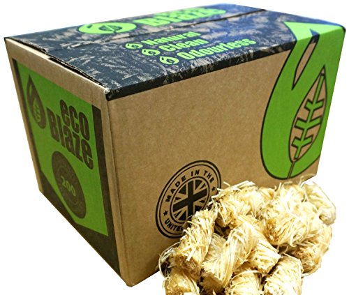 Eco Blaze Natural Firelighters - 200 Box -